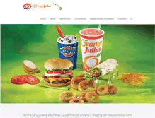 Tablet Screenshot of dairyqueenhawaii.com